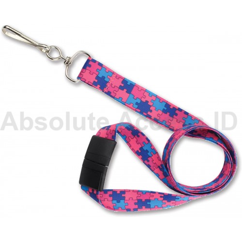 Autism keychain lanyard hot sale