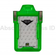 Secure Badge Holder RFID Shielded Badge Holder, Single Card, FIPS 201 Approved Green