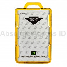 Secure Badge Holder RFID Shielded Badge Holder, Duolite, FIPS 201 Approved Yellow