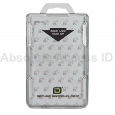 Secure Badge Holder RFID Shielded Badge Holder, Duolite, FIPS 201 Approved Clear