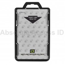 Secure Badge Holder RFID Shielded Badge Holder, Duolite, FIPS 201 Approved Black
