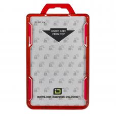 Secure Badge Holder RFID Shielded Badge Holder, Duolite, FIPS 201 Approved Red