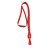 3/8" Wide Red Break-Away Lanyard w/ no Flip Wide Plastic Hook (100 Qty)