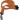 5/8" Ribbed Orange Lanyard w/Bull Dog Clip (100 Qty)