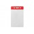 Color Bar Red Vertical Vinyl Badge Holder (QTY 100)