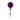 Translucent Swivel Clip Round Badge Reel Purple (25 Qty)