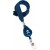 Break-Away Lanyard Badge Reel Combo Navy Blue (100 Qty)