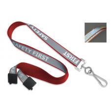 REFLECTIVE "SAFETY FIRST" LANYARD (100 Qty) Series REFLECTIVE "SAFETY FIRST" LANYARD (100 Qty) Series