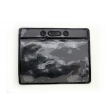 Color Back Horizontal Vinyl Badge Holder  Series