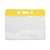 Color Bar Yellow Horizontal Vinyl Badge Holder (QTY 100)